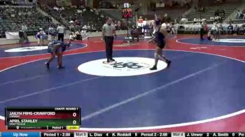 140 lbs Champ. Round 1 - Jailyn Mims-Crawford, Conway vs April Stanley, Fayetteville