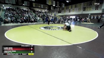 150 lbs Champ. Round 1 - Luke Hess, Corona Del Mar vs Cristian Pena, Cathedral City