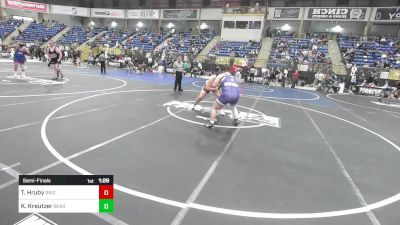 285 lbs Semifinal - Taylor Hruby, Brighton WC vs Kael Kreutzer, Bear Cave WC