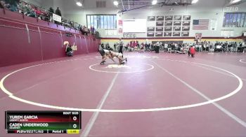 138 lbs Champ. Round 1 - Yurem Garcia, LIBERTY NORTH vs Caden Underwood, KEARNEY