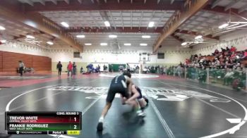 Boys 159 lbs Cons. Round 3 - Frankie Rodriguez, West Valley Boys vs Trevor White, Central Valley Boys