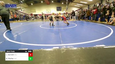 58 lbs Semifinal - Liam Garrett, Collinsville Cardinal Youth Wrestling vs Blaiden Pfeifer, Keystone Wrestling Club