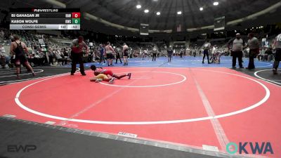 84 lbs Consolation - Bj Gahagan Jr, Raw Wrestling Club vs Kason Wolfe, Keystone Wrestling Club