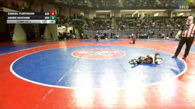 58 lbs Consi Of 4 - Samuel Fleetwood, Guerrilla Wrestling Academy vs Asher Hutchins, Guerrilla Wrestling Academy