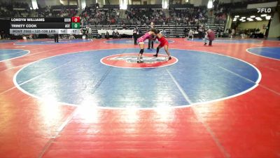 131-136 lbs Consi Of 8 #2 - Londyn Williams, Georgia vs Trinity Cook, Ace Academy