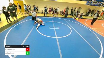 105 lbs Round Of 16 - Cheyenne Owens, Warner Eagles Youth Wrestling vs Andrew Kraft, Broken Arrow Wrestling Club