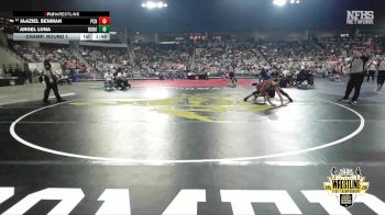 B6A-120 lbs Champ. Round 1 - Angel Luna, Norman North vs Jaaziel Benman, Putnam City North