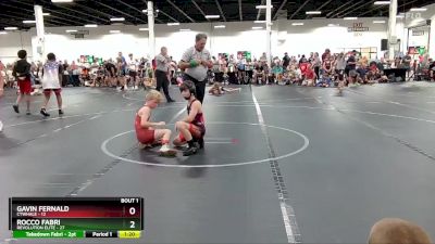 80 lbs Round 1 (4 Team) - Gavin Fernald, CTWHALE vs Rocco Fabri, Revolution Elite