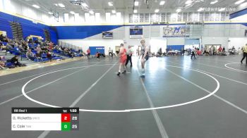 175 lbs Rr Rnd 1 - Gavin Ricketts, Union County Wrestling Club vs Chance Cole, Thoroughbred Wrestling Academy