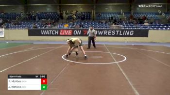 110 lbs Semifinal - Rogan McAbee, Broken Arrow WC vs Jason Watkins, Catoosa Wrestling