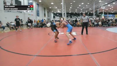122 lbs Rr Rnd 2 - Jack Cherry, Kraken - HSC vs Brody DiCaprio, Journeymen Black - HSC