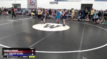 108 lbs Cons. Semi - Isabella Bruno, Chugach Eagles Wrestling Club vs Lilly Carlson-Slater, Mat-Su Matmen