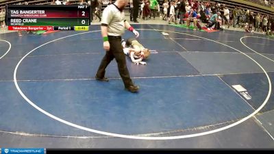 86 lbs Cons. Round 3 - Reed Crane, Richfield vs Tag Bangerter, Wasatch Wrestling Club