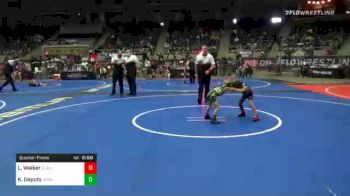 43 lbs Quarterfinal - Landon Walker, Glasgow Wrestling Academy vs Kohyn Deputy, Orchard WC