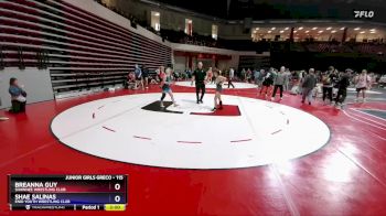 115 lbs Round 2 - Shae Salinas, Enid Youth Wrestling Club vs Breanna Guy, Shawnee Wrestling Club