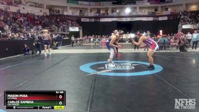 5A 189 lbs Semifinal - Mason Posa, La Cueva vs Carlos Gamboa, Las Cruces