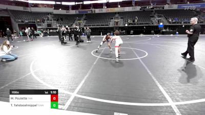 115 lbs Final - Michael Poulette, Thoroughbred Wrestling Academy vs Talon Tahdooahnippah, Team Oklahoma