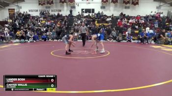 120 lbs Champ. Round 1 - Carter Wallis, Hillsboro vs Lander Bosh, Layton