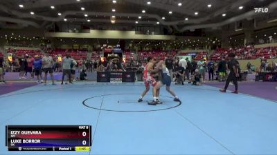 132 lbs Cons. Round 4 - Izzy Guevara, NM vs Luke Borror, OK