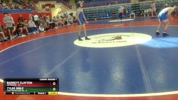 106 lbs Round 1 (16 Team) - Barrett Clayton, Jefferson vs Tyler Bible, Chattahoochee HS