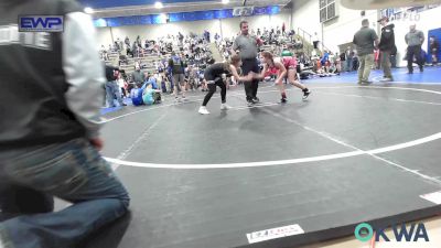 98-104 lbs Rr Rnd 2 - Kaydance Williams, Locust Grove Youth Wrestling vs Aaliyah Coombes, Wyandotte Youth Wrestling