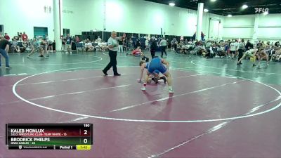 150 lbs Round 4 (16 Team) - Brodrick Phelps, Iowa Gables vs Kaleb Monlux, S.E.O. Wrestling Club- Team White