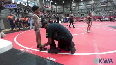 60 lbs Semifinal - Legend Bigheart, Sperry Wrestling Club vs Nasir Ashforsd, Tulsa North Mabee Stampede