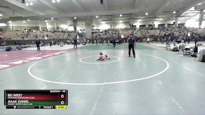 45 lbs 3rd Place Match - Isaak Daniel, Rabbit Wrestling Club vs Bo West, Panther Wrestling Club