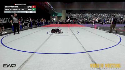 60 lbs Round Of 16 - Brody Femrite, Suples Wrestling Club vs Prince'Josiah Collins, Mighty Warrior Wrestling Academy