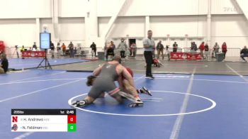 285 lbs Quarters - Harley Andrews, Nebraska vs Nick Feldman, Ohio State