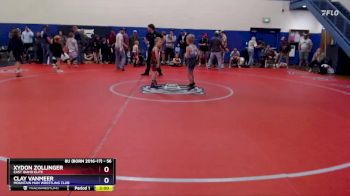 56 lbs Quarterfinal - Xydon Zollinger, East Idaho Elite vs Clay VanMeer, Mountain Man Wrestling Club
