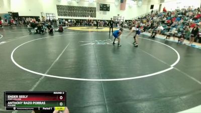 128-131 lbs Round 2 - Ender Seely, Fort Collins vs Anthony Razo Porras, Poudre