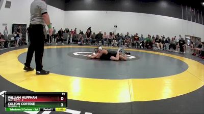 85 lbs Semis & 1st Wrestleback (8 Team) - William Huffman, Team Batty vs Colton Cortese, Triumph