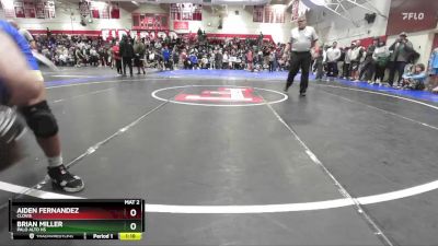 138 lbs Semifinal - Brian Miller, Palo Alto Hs vs Aiden Fernandez, Clovis