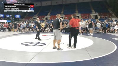 132 lbs Cons. Sub-rd Of 32 - Jordan Segal, New Jersey vs Ryan Hockaday, Indiana