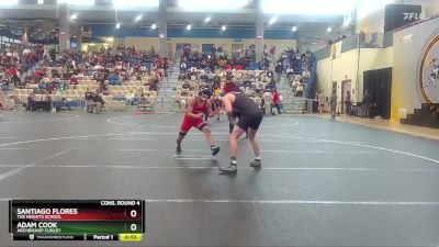 157 lbs Cons. Round 4 - Santiago Flores, The Heights School vs Adam Cook, Archbishop Curley