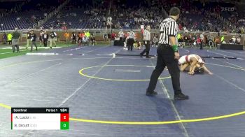 D2-132 lbs Semifinal - Aaron Lucio, Lakeshore HS vs Brody Orcutt, Goodrich HS