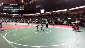 110 lbs Quarterfinal - Merrick Evans, BKV1 vs Adam Verkin, PPY2