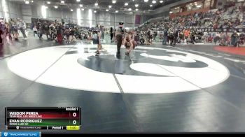 70-71 lbs Round 1 - Evan Rodriguez, Moses Lake WC vs Wisdom Perea, Team Real Life Wrestling