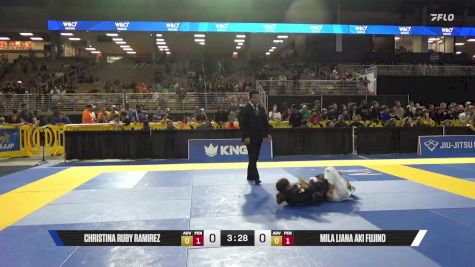 Mila Liana Aki Fujino vs Christina Ruby Ramirez 2025 Pan Kids Jiu-Jitsu IBJJF Championship