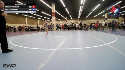 170 lbs Consi Of 4 - Amelia Williams, Rise Wrestling vs Violet Winkley, Coyote Wrestling Club