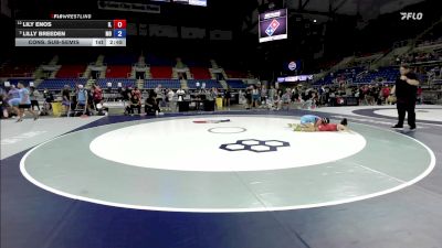 95 lbs Cons. Sub-semis - Lily Enos, IL vs Lilly Breeden, MO