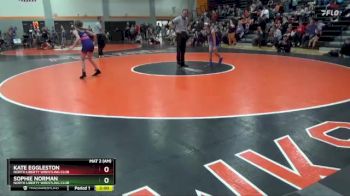 J-2 lbs Round 3 - Sophie Norman, North Liberty Wrestling Club vs Kate Eggleston, North Liberty Wrestling Club