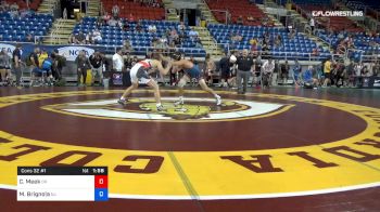 145 lbs Cons 32 #1 - Colby Meek, Oregon vs Max Brignola, New Jersey