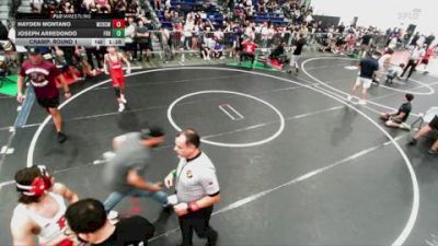 120 lbs Champ. Round 1 - Joseph Arredondo, Fullerton Red Hawks vs Hayden Montano, West Covina High School Wrestl