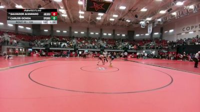 126 lbs Champ. Round 1 - Carlos Ochoa, Coronado vs Salvador Alvarado, Arlington Houston