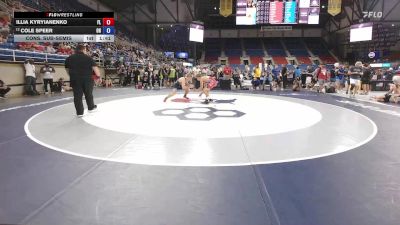 132 lbs Cons. Sub-semis - Illia Kyryianenko, FL vs Cole Speer, OH