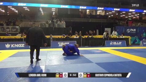 London Amil Horn vs Gustavo Espindola Batista 2025 Pan Jiu Jitsu IBJJF Championship