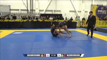 Wallisson Oliveira Souza vs Elder Alexander Cruz Hernandez 2024 World IBJJF Jiu-Jitsu No-Gi Championship