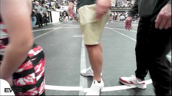 60 lbs Round Of 16 - Tre Hartfield 4, OKC Saints Wrestling vs Danger Welch, Claremore Wrestling Club